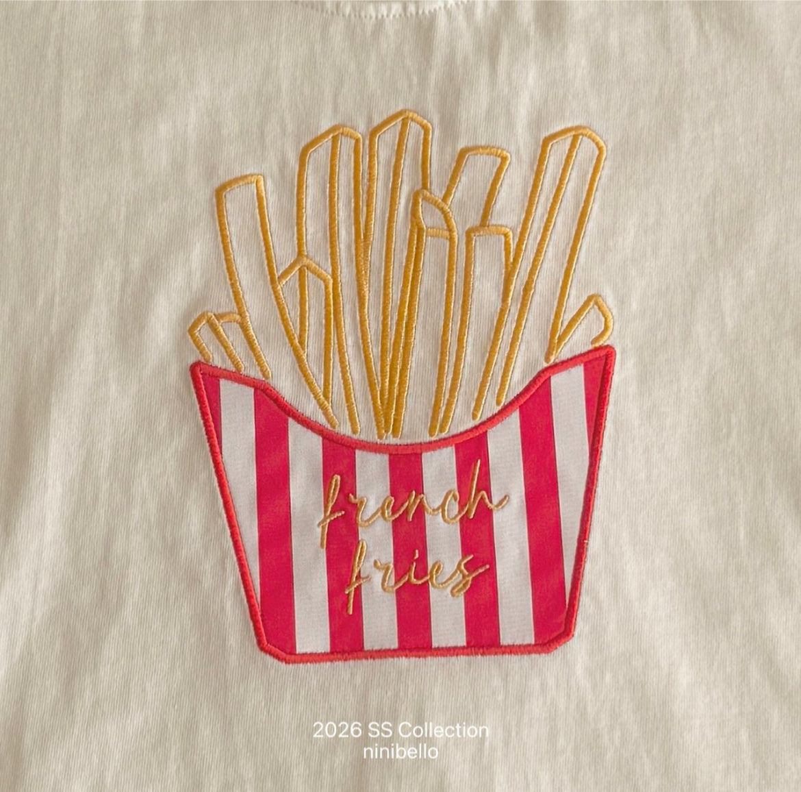 【26/夏】【店舗販売/即日発送】フライドポテトTシャツ