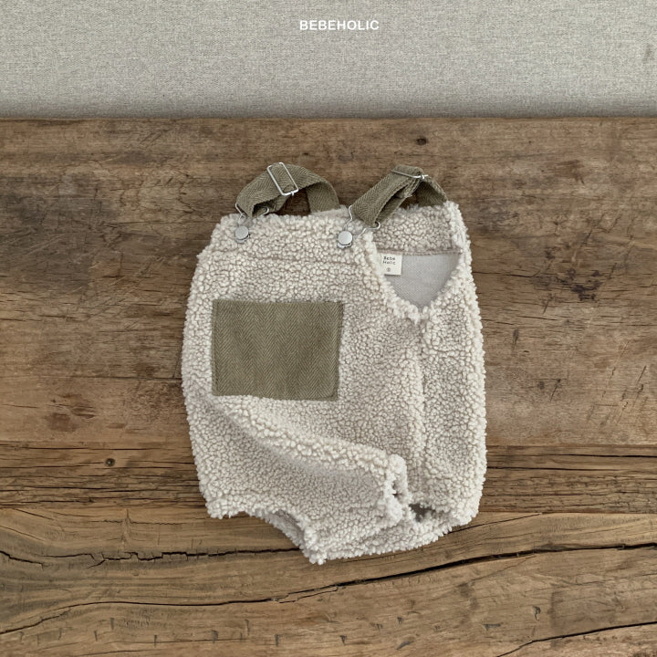 【24/冬】【店舗販売/即日発送】ボアレイヤードロンパース