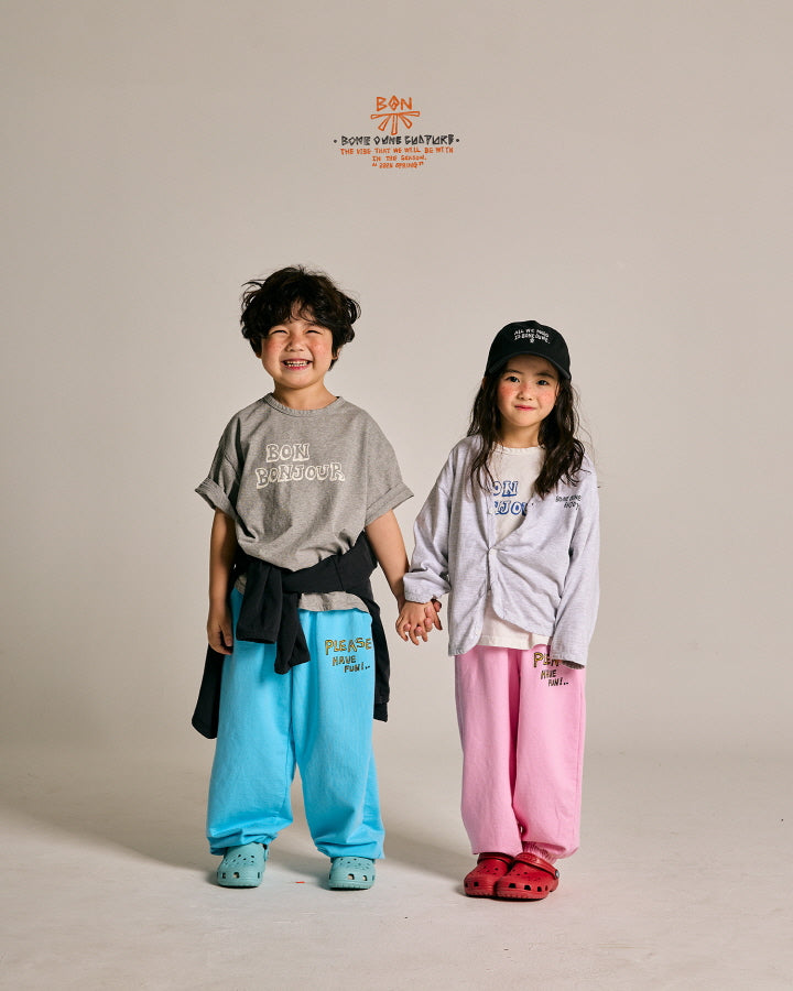 【25/夏】【店舗販売/即日発送】ボンジュールTシャツ