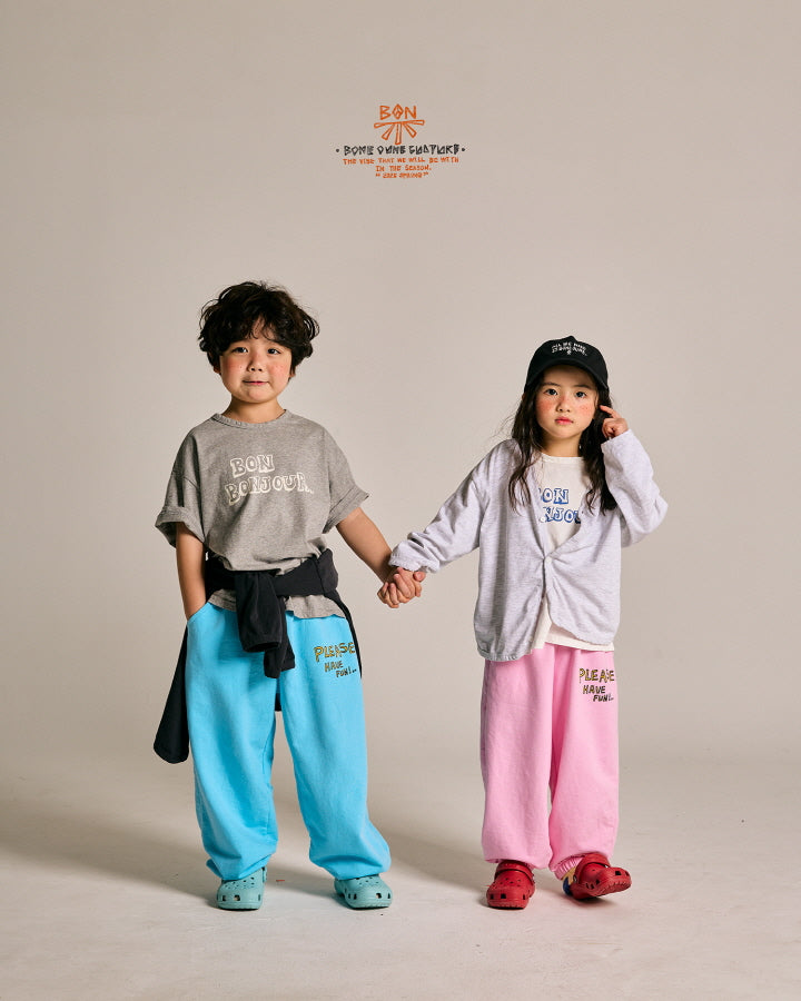 【25/夏】【店舗販売/即日発送】ボンジュールTシャツ