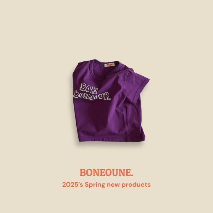 【25/夏】【店舗販売/即日発送】ボンジュールTシャツ