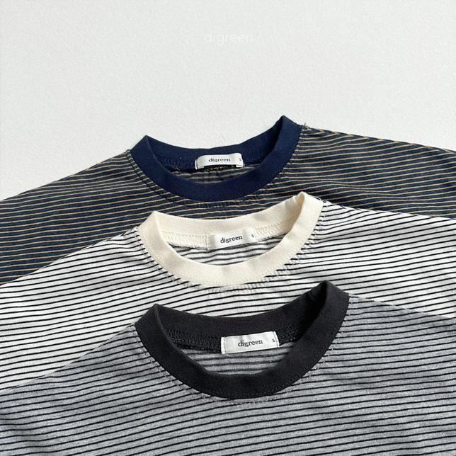 【25/秋】【店舗販売/即日発送】袖きりかえボーダーTシャツ
