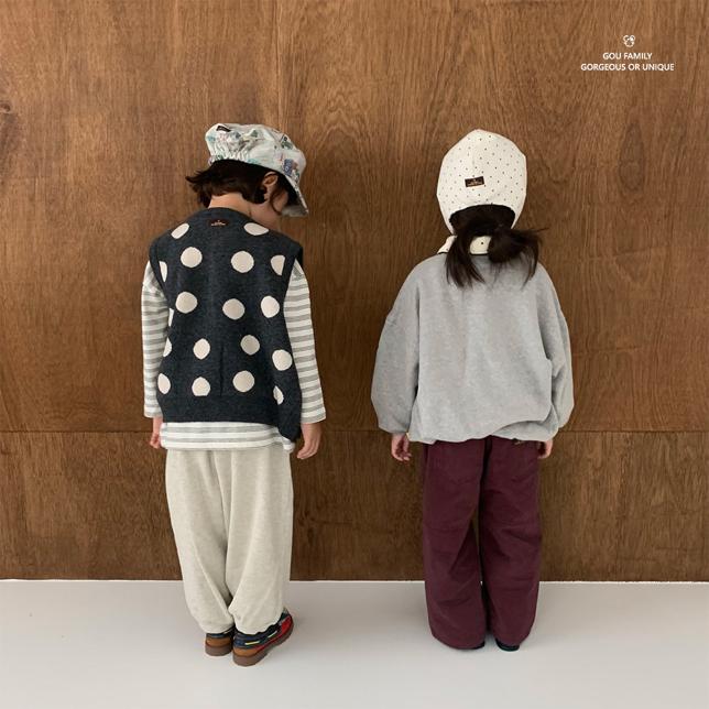 【25/秋】【店舗販売/即日発送】ドット柄ニットベスト