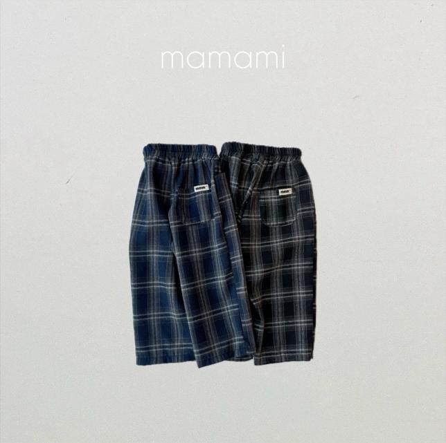 【25/秋】【店舗販売/即日発送】チェック柄フランネルパンツ
