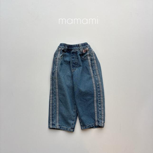 【25/秋】【店舗販売/即日発送】サイドラインデニムパンツ