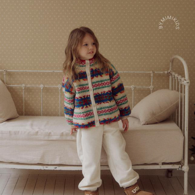 【25/冬】【店舗販売/即日発送】ノルディック柄フリースジャンパー