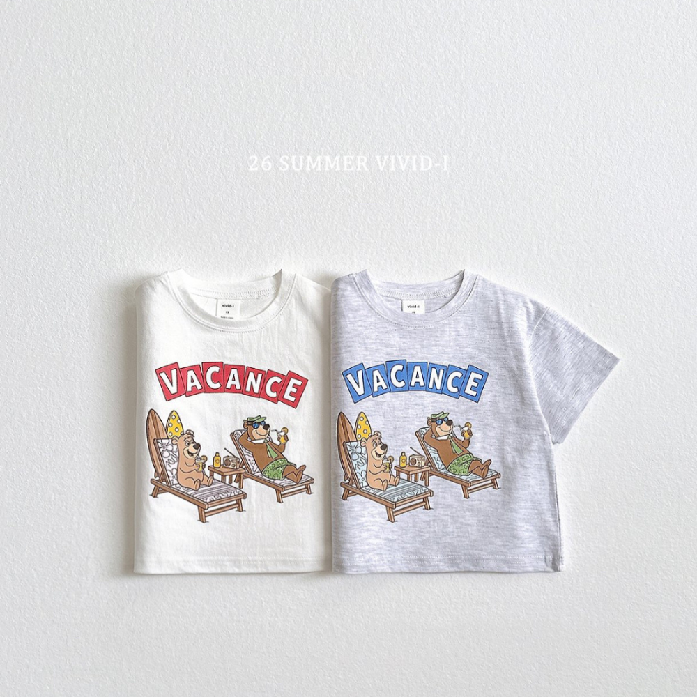 【26/夏】【店舗販売/即日発送】バカンスベアーTシャツ