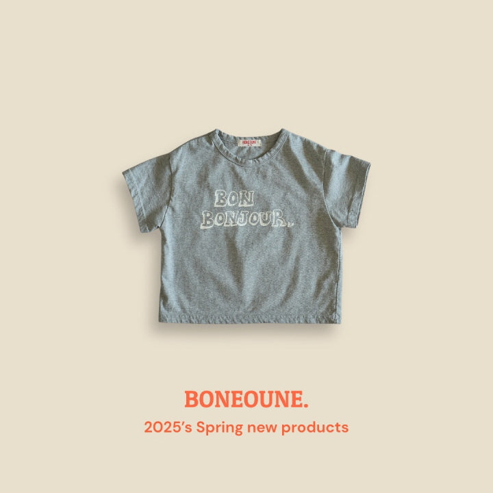 【25/夏】【店舗販売/即日発送】ボンジュールTシャツ