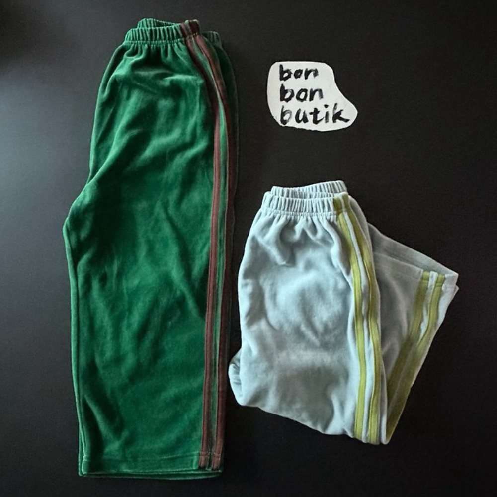 【26/秋】【店舗販売/即日発送】ベロアトラックパンツ