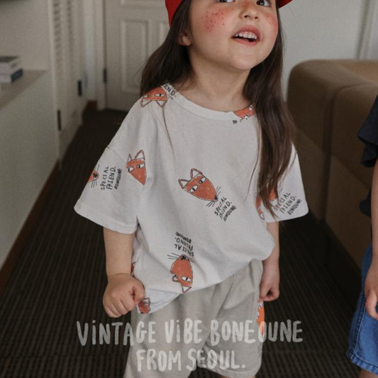 【26/夏】【店舗販売/即日発送】きつねTシャツ