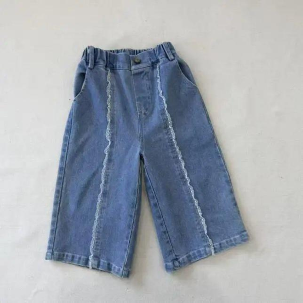 【26/秋】【店舗販売/即日発送】フリンジデニムパンツ