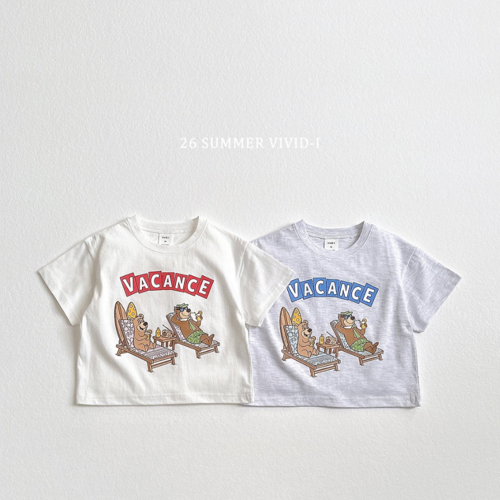 【26/夏】【店舗販売/即日発送】バカンスベアーTシャツ