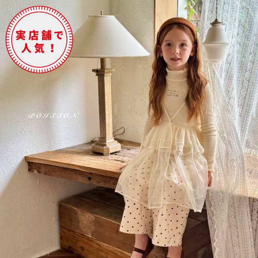 【25/秋】【店舗販売/即日発送】レイヤードレースワンピース
