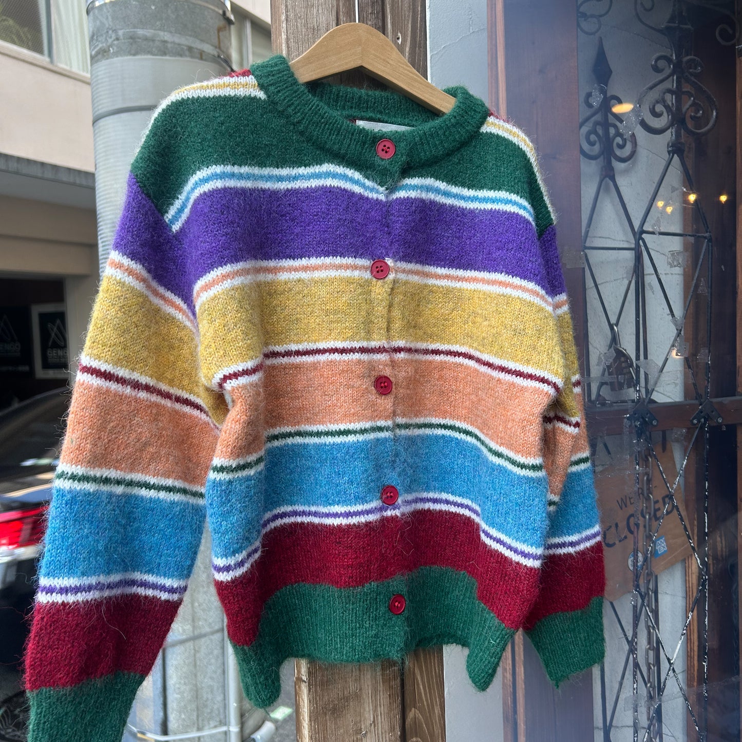 【25/冬】【店舗販売/即日発送】レインボーカーディガン