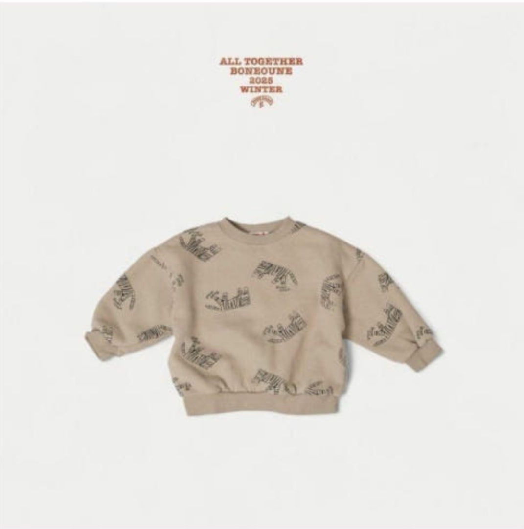 【25/冬】【店舗販売/即日発送】チーター柄スウェット