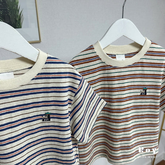 【25/夏】【店舗販売/即日発送】ワンポイントロゴボーダーカットソー