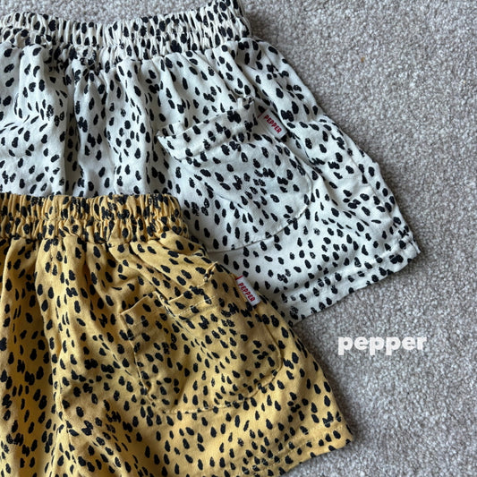 【25/夏】【店舗販売/即日発送】レオパード柄ショートパンツ