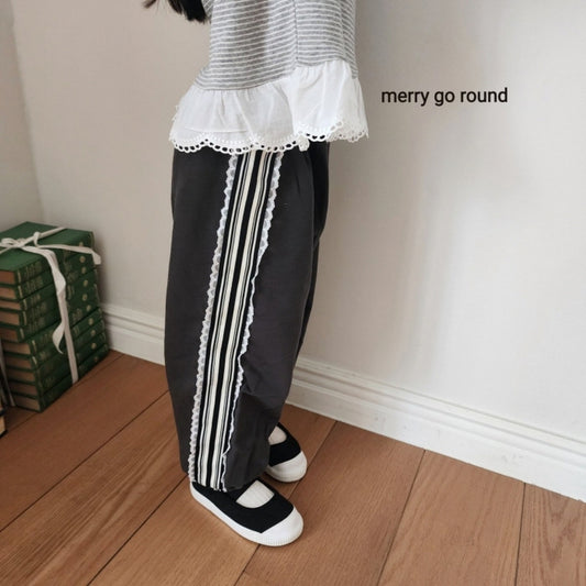 【25/秋】【店舗販売/即日発送】サイドレースラインパンツ
