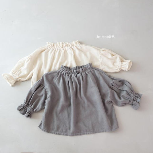 【25/秋】【店舗販売/即日発送】シャーリングネックブラウス