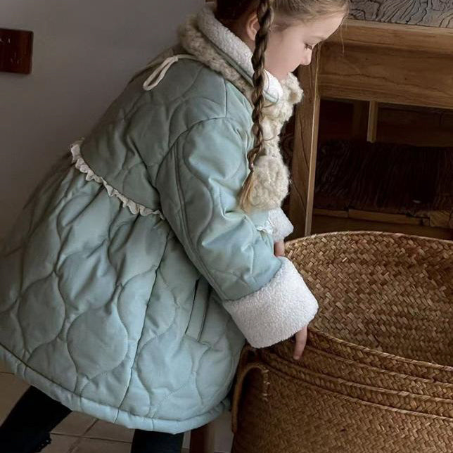 【25/冬】【店舗販売/即日発送】ガーリーキルティングコート