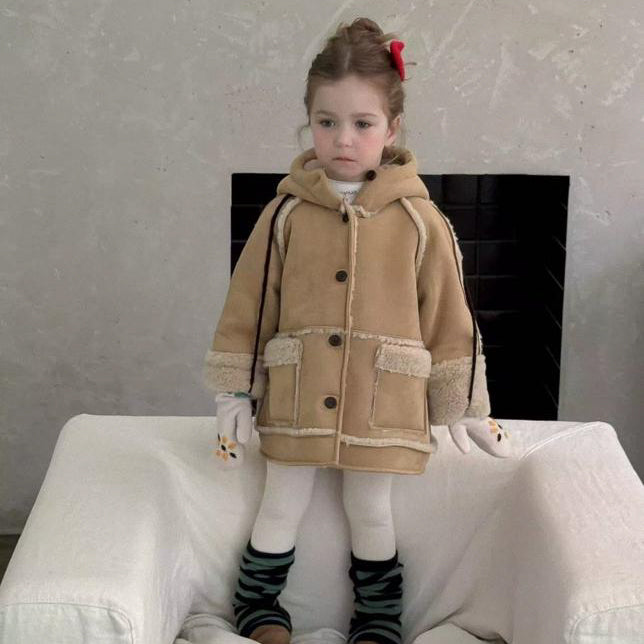 【25/冬】【店舗販売/即日発送】ムートンフードアウター