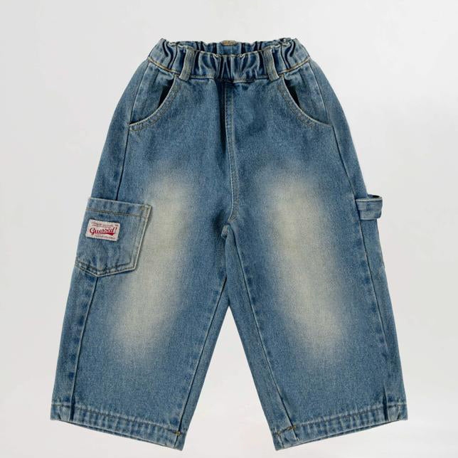 【25/冬】【店舗販売/即日発送】ロゴサイドポッケデニムパンツ