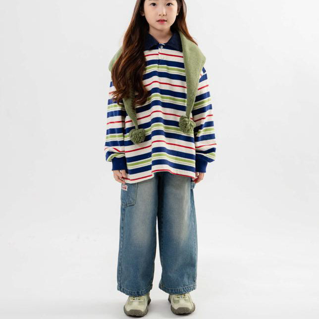 【25/冬】【店舗販売/即日発送】ロゴサイドポッケデニムパンツ