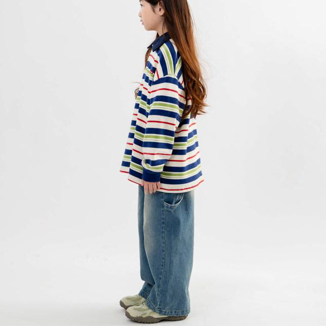 【25/冬】【店舗販売/即日発送】ロゴサイドポッケデニムパンツ