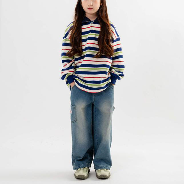 【25/冬】【店舗販売/即日発送】ロゴサイドポッケデニムパンツ