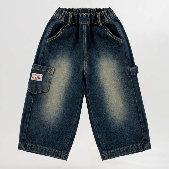 【25/冬】【店舗販売/即日発送】ロゴサイドポッケデニムパンツ