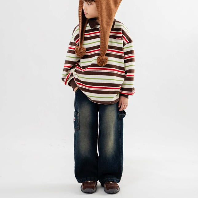 【25/冬】【店舗販売/即日発送】ロゴサイドポッケデニムパンツ