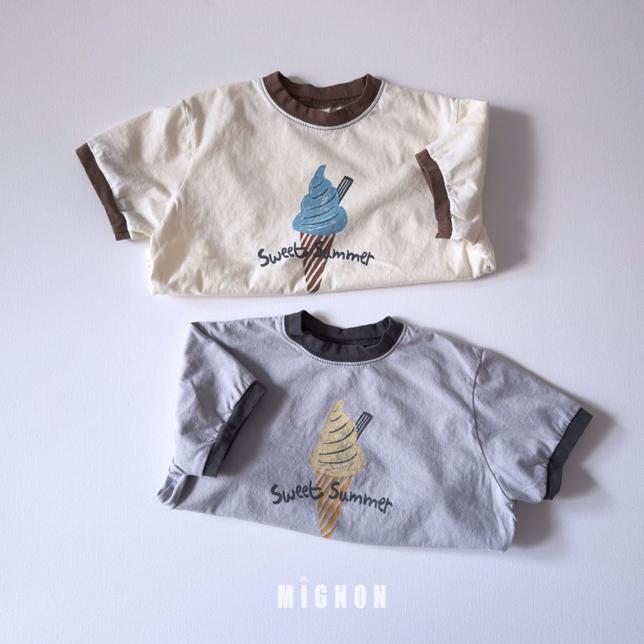 【26/夏】【店舗販売/即日発送】アイスクリームＴシャツ