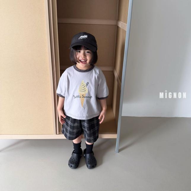 【26/夏】【店舗販売/即日発送】チェックデニムパンツ