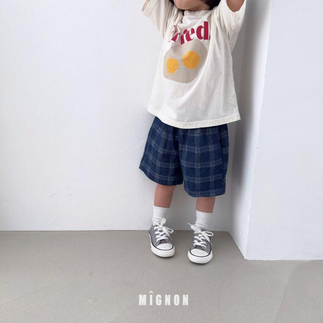 【26/夏】【店舗販売/即日発送】チェックデニムパンツ