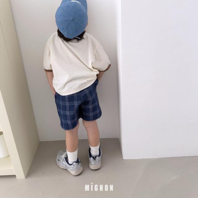 【26/夏】【店舗販売/即日発送】チェックデニムパンツ