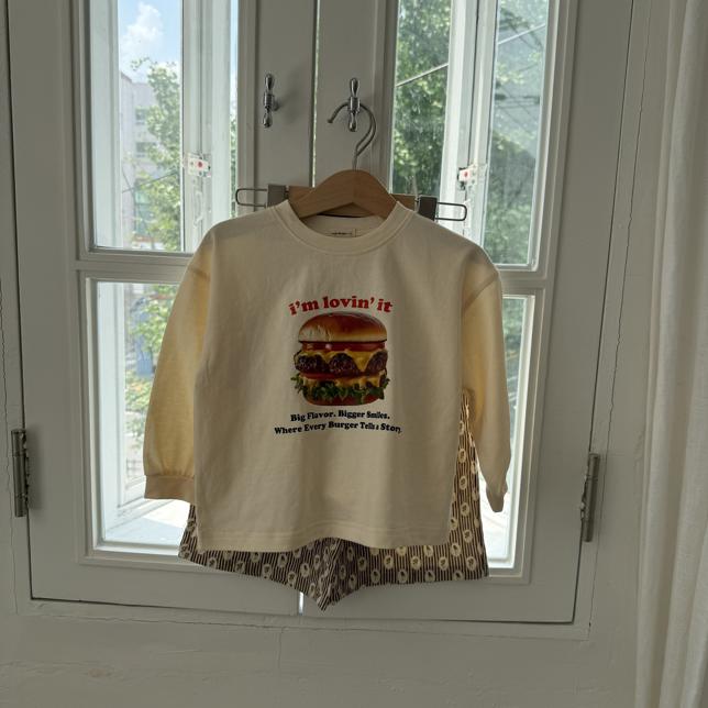 【26/秋】【店舗販売/即日発送】ハンバーガーカットソー