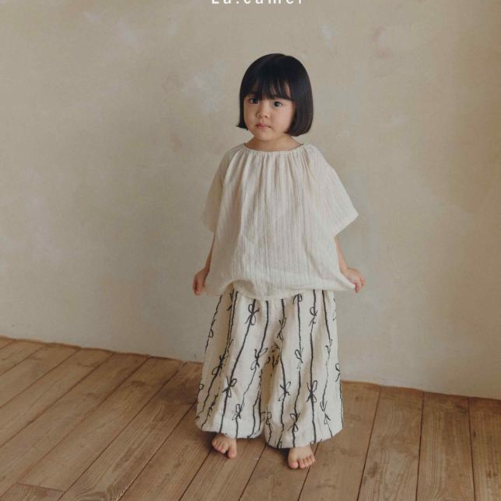 【26/夏】【店舗販売/即日発送】総柄ナチュラルバルーンロングパンツ
