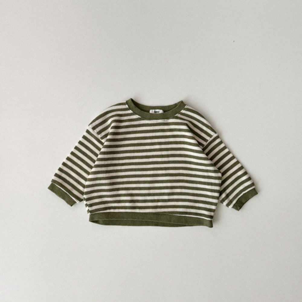 【26/秋】【店舗販売/即日発送】サーマルボーダースウェット
