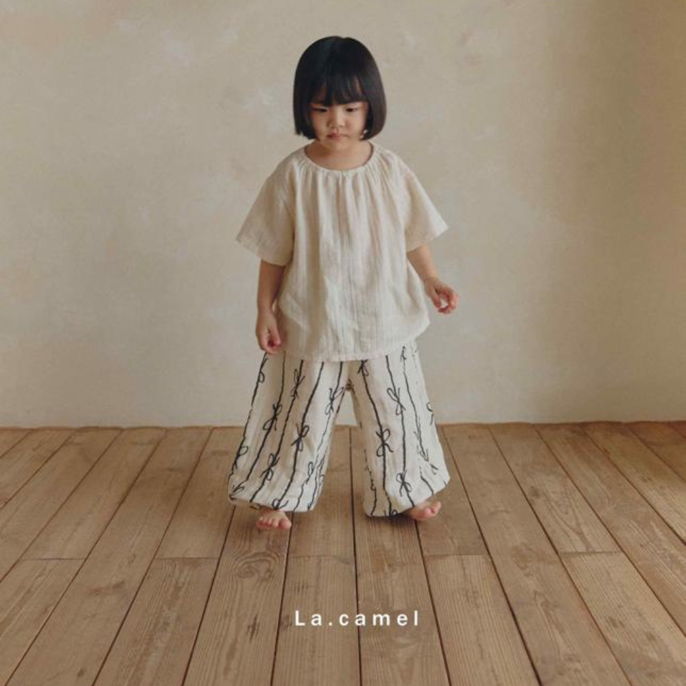 【26/夏】【店舗販売/即日発送】総柄ナチュラルバルーンロングパンツ