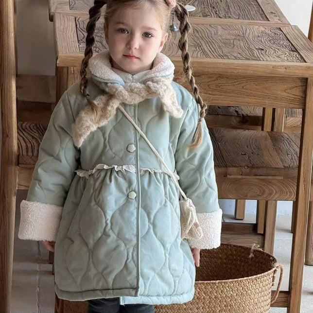 【25/冬】【店舗販売/即日発送】ガーリーキルティングコート