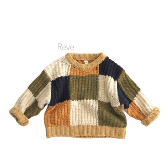 【25/秋】【店舗販売/即日発送】ブロックニット