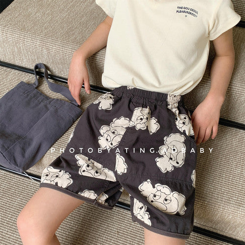 【26/夏】【店舗販売/即日発送】総柄ランニングパンツ